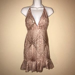 Rose Gold Party Dress